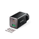 Microdia SmartCube Nano 45W Dual-Port GaN Wall Charger â€“ Fast USB-C & USB-A Charger Black