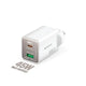 Microdia SmartCube™ Nano 45W Dual-Port GaN Wall Charger – Fast USB-C & USB-A Charging, Black