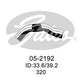 Gates Radiator Hose Upper 05-2192
