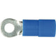 OEX Crimp Terminal Ring Blue ID 3.2mm Vinyl 100 Pce