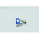 Burgaflex Steel Fitting # 8 MIOR - Reduced Burgaclip #8 Straight SCX1802