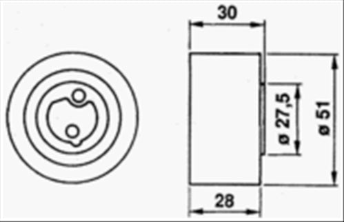 TIMING TENSIONER SUZUKI SWIFT BALENO G16B G13B 1281071C02