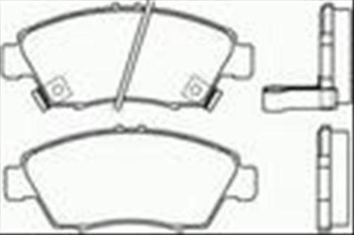 PROSELECT FRONT DISC BRAKE PADS - HONDA JAZZ CERAMIC 08-