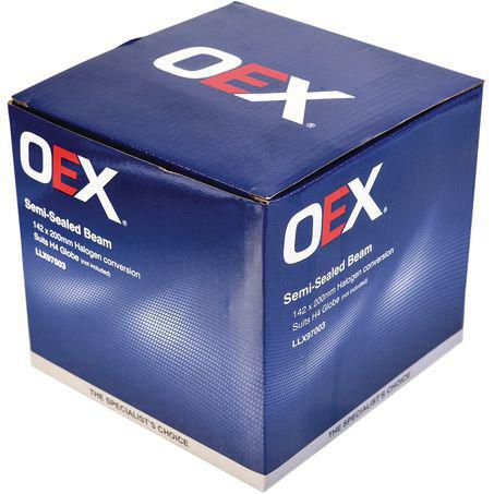 OEX Semi Sealed Beam Rectangle 142 X 200Mm Globe Style H4