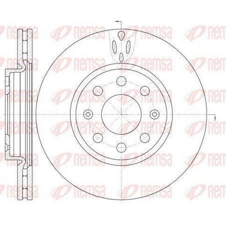 Remsa FRONT ROTOR FIAT PUNTO 12- 257MM - (EACH)