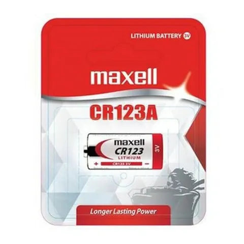 Maxell CR123A Lithium Coin Cell Battery 3V – Single Pack | Cameras, Flashlights & Electronics