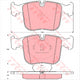 TRW Brake Pad Set
