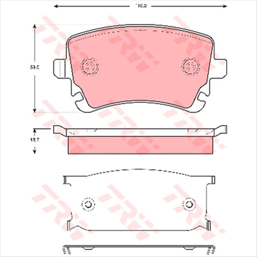 TRW Brake Pad Set