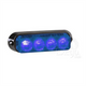 Narva LED BEACON / STROBE BLUE 12V PERMANENT MOUNT