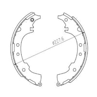 RDA Brakes Brake Shoe Set - R2041