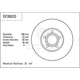 TRW Disc Brake Rotor 288mm x 23 Min