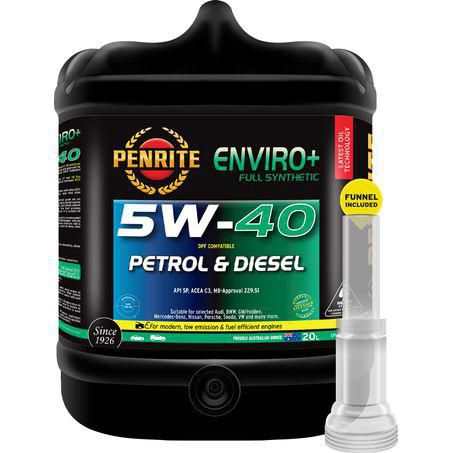 Penrite Enviro+ 5W-40 Engine Oil 20L
