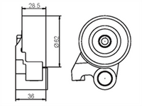 Toyota HILUX LANDCRUISER CAMBELT KIT 1KD-FTV, INCLUDES WATER PUMP