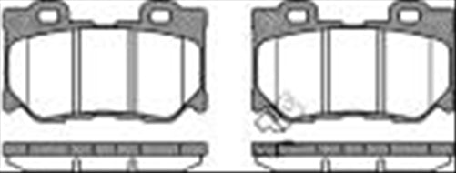 Remsa REAR DISC BRAKE PADS - NISSAN 370Z 08-13