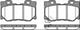 Remsa REAR DISC BRAKE PADS - NISSAN 370Z 08-13