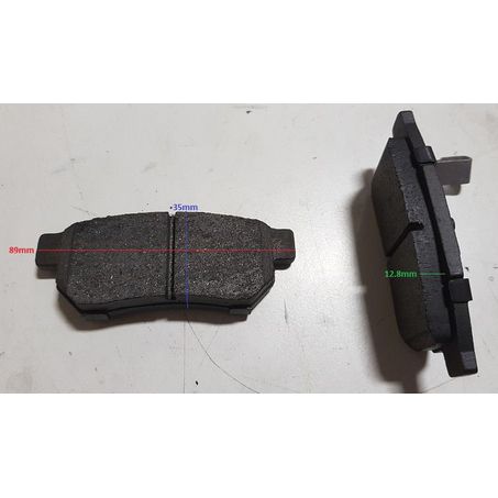 Royale Ceramic Ultra Brake Pad Set L:89 H:35 T:12.8 - BP1163