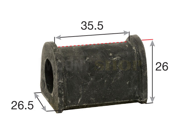 Mitsubishi Rear Sway Bar Bush Kit - 13I008