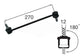 FRONT SWAY BAR LINK KIA SPORTAGE 10> HYUNDAI IX35 - 13Q023