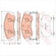 TRW DTEC Brake Pad Set (DB1940)
