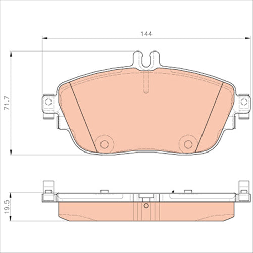 TRW Brake Pad Set