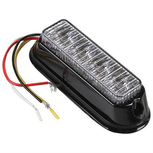 Narva LED BEACON / STROBE RED/BLUE 12V PERMANENT MOUNT