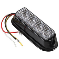 Narva LED BEACON / STROBE RED/BLUE 12V PERMANENT MOUNT
