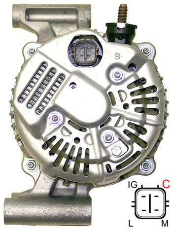 AS ALTERNATOR 12V 120A JAGUAR S TYPE 2.5 3.0 V6 02-08 - 14-151