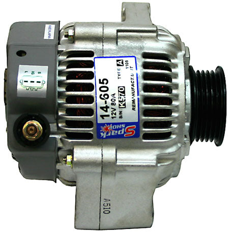 Alternator 12V 80A Toyota Int. Fan - Denso 14-605