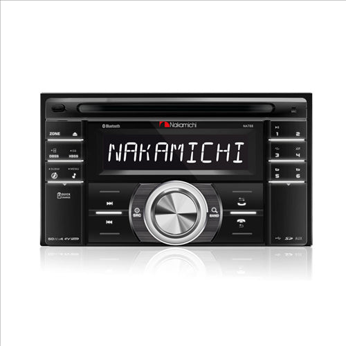 NAKAMICHI DOUBLE DIN AM/FM/CD/MP3/3.5MM AUX/USB/SD/IPOD/IPHONE/BLUETOOTH