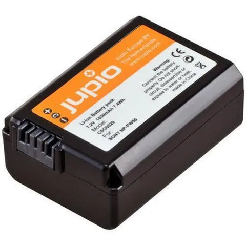 JUPIO 7.2V 1030mAh Sony NP-FW50 Camera Battery with InfoChip