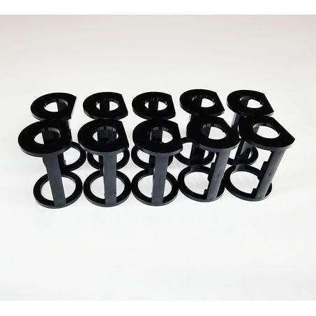 BURGAF Burgaclip Clipholder - Black #08 Kit 10pack 8769-08-BLK-K