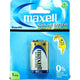 Maxell 9V Alkaline Battery 1-Pack – Reliable Power for Smoke Alarms, Toys & Electronics