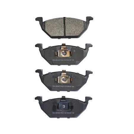 RDA GP MAX LOW METALLIC BRAKE PAD SET AUDI SKODA VOLKSWAGEN RDB1387