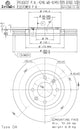 DISC ROTOR - FR CITREON C5 PEU 307 01> \ 283*26*24