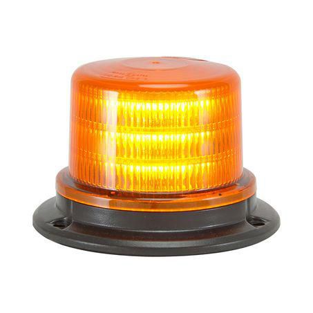 LED AUTOLAMPS LEDAUT - LED Autolamps LED Beacon Amber 10 to 30V Permanent Mount LRB145