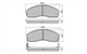 PROSELECT FRONT DISC BRAKE PADS - KIA CARNIVAL PREGIO 00-06