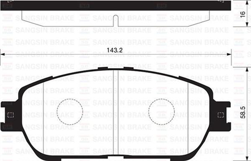 FRONT DISC BRAKE PADS - SUITS TOYOTA LEXUS MCV30R 01-06 DB1490XP