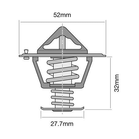Tridon Thermostat 52mm- 89 Degrees C TT322-192