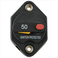 OEX Mini Flush Mount Manual Reset Circuit Breaker 50A - 1 piece