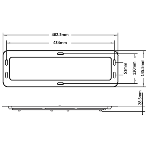 OEX Flush Mount Interior Light With Motion Sensor