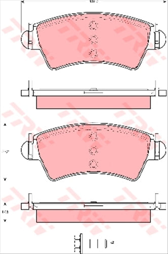 TRW Brake Pad Set