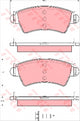 TRW Brake Pad Set