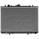 MITSUBISHI RADIATOR ENGINE COOLING ALUMINIUM CORE PLASTIC TANK RAD451