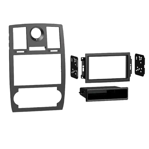 Chrysler 300C (2005-2008) DIN & Double DIN Dash Kit | Black Dashboard Fascia Installation Panel