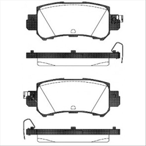 Remsa REAR DISC BRAKE PADS - MAZDA CX-5   11- DB2227 E
