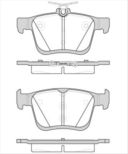 Remsa REAR DISC BRAKE PADS - AUDI / VW A3 , GOLF 12-