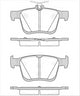 Remsa REAR DISC BRAKE PADS - AUDI / VW A3 , GOLF 12-