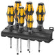 Wera Pound-Thru Screwdriver Set 6pc With Rack 05018282001