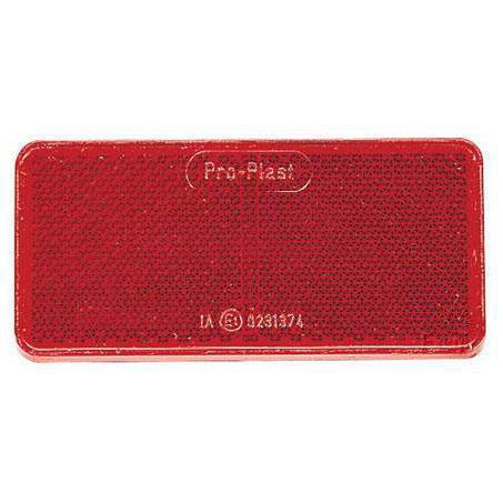 Narva Rectangle Red 44 x 94mm - 50 Pce