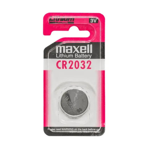 Maxell CR2032H 3V Lithium Coin Battery – Single Cell for Watches, Calculators & Small Devices